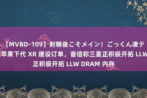 【MVBD-109】射精後こそメイン！ごっくん凄テク8時間 对准苹果下代 XR 建设订单，音信称三星正积极开拓 LLW DRAM 内存