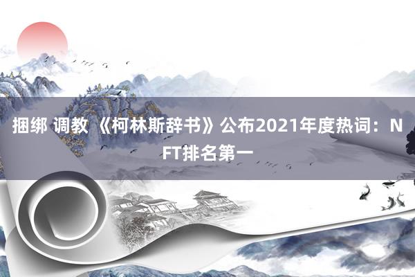 捆绑 调教 《柯林斯辞书》公布2021年度热词：NFT排名第一